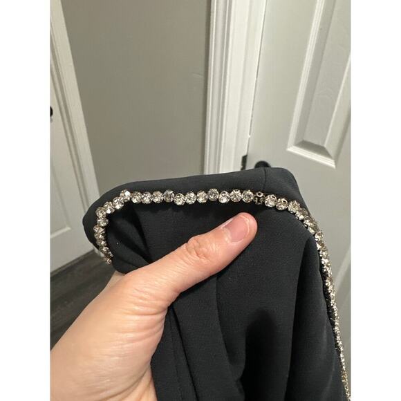 Sachin & Babi Black Midi Dress size 2 Missing one stone! - Picture 4 of 11